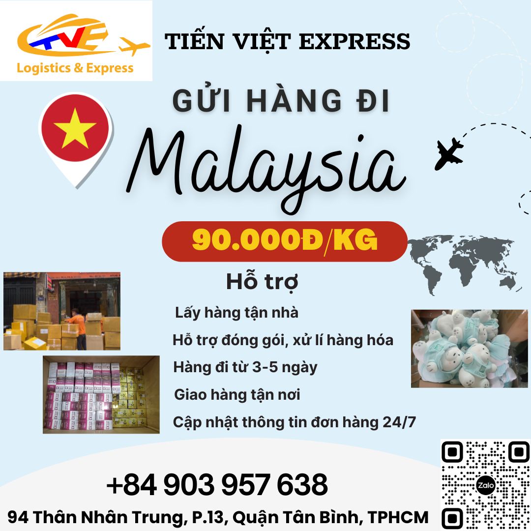 Gửi hàng đi Malaysia - Tiến Việt Express